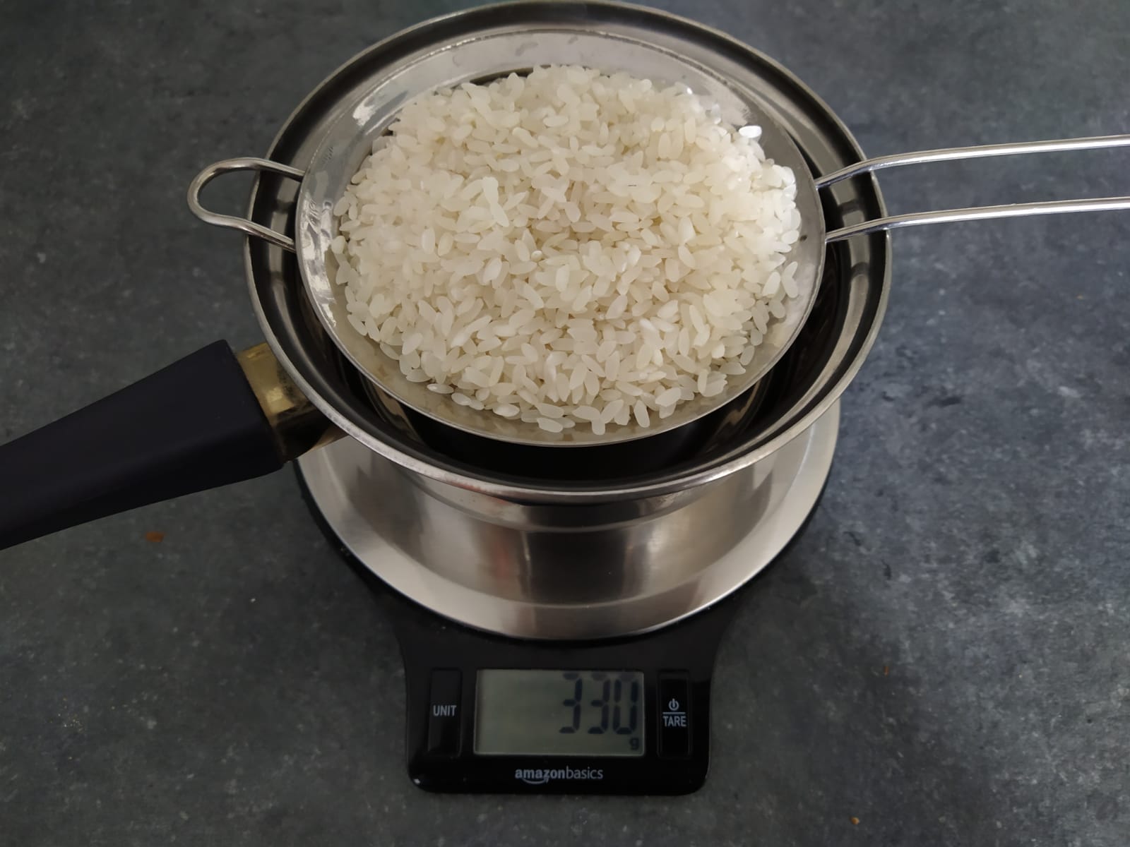  weighting rice 